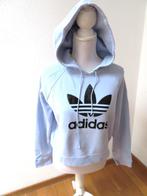 J39 ADIDAS nieuwe korte wijde trui hoodie blauw XS 34/36, Nieuw, Ophalen of Verzenden, Maat 36 (S), Blauw