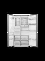 Amerikaanse koelkast met ijs/water dispenser. Hisense, Witgoed en Apparatuur, Koelkasten en IJskasten, 200 liter of meer, Ophalen