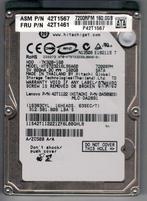 Hitachi Travelstar 80GB 2.5" Laptop Harde Schijf, Computers en Software, Harde schijven, Ophalen, Intern, Gebruikt, HDD