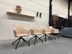 4 Nieuw Leolux Mara Twist Eetkamerstoel Stof Design stoel, Huis en Inrichting, Stoelen, Leolux, Overige kleuren, Nieuw, Ophalen of Verzenden