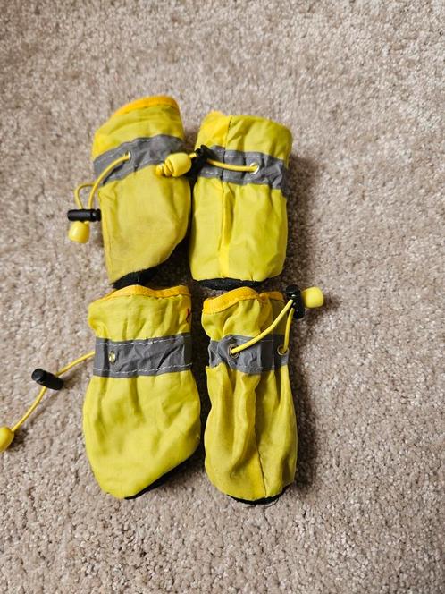 Hondenschoenen, 6 lang, 5 cm breed (middelmaat hond), Dieren en Toebehoren, Hondenkleding, Gebruikt, Ophalen of Verzenden