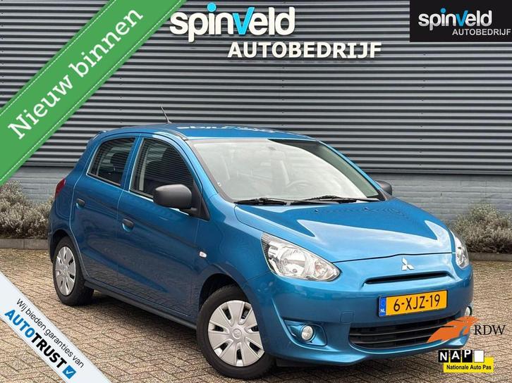 Mitsubishi Space Star 1.0 Inform BJ`14 NAP NL Airco Elekpakk, Auto's, Mitsubishi, Bedrijf, Te koop, Space Star, ABS, Airbags, Airconditioning