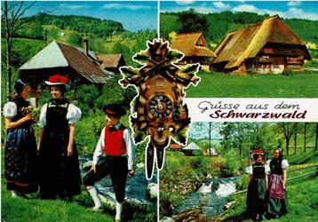 Ansichtkaart "Grüsse aus dem Schwarzwald" Duitsland beschikbaar voor biedingen
