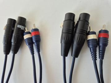 XLR kabels van DAP (1,50 meter en 3,00 meter) beschikbaar voor biedingen