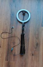 Ringlamp met Statief - Zo Goed Als Nieuw!, Audio, Tv en Foto, Fotografie | Fotostudio en Toebehoren, Ophalen, Zo goed als nieuw