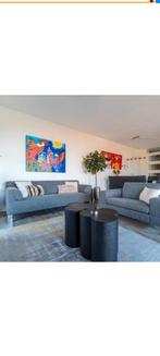 Leolux bank en loveseat, Huis en Inrichting, Ophalen, Gebruikt