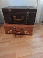 2x vintage koffers, Gebruikt, Ophalen