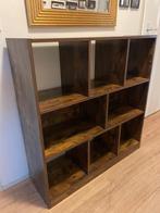 Vakkenkast donkerbruin 98x30x100cm, Ophalen, 50 tot 100 cm, Zo goed als nieuw, Minder dan 100 cm