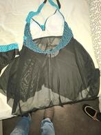 Nieuwe tankini set XL (42) - blauw/zwart, Kleding | Dames, Ophalen of Verzenden, Nieuw, Blauw, Bikini