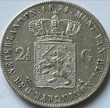 Zilveren rijksdaalder 1874 beschikbaar voor biedingen