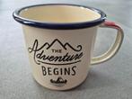 Adventure begins emaille drinkbeker - Gentlemens Hardware, Ophalen of Verzenden, Nieuw