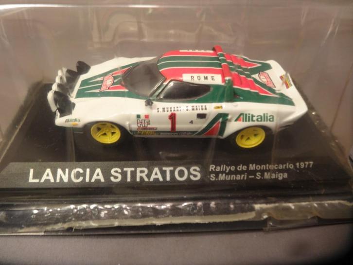Lancia Stratos Rallye Monte-Carlo 1977 -1:43, Hobby en Vrije tijd, Modelauto's | 1:43, Nieuw, Auto, Overige merken, Ophalen of Verzenden