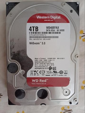 4 Tb Western digital Wd RED Harddisk beschikbaar voor biedingen
