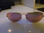 Ray-Ban Aviator Flash Lenses - goud met lichtroze glazen, Zonnebril, Ophalen of Verzenden, Zo goed als nieuw, Ray-Ban