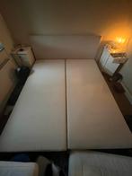 Beterbed boxspring 2*90 =180x 200, Ophalen, Gebruikt, Beige, Tweepersoons