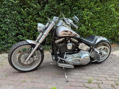 Harley - Zelfbouw Softail, Motoren, Motoren | Overige merken, Bedrijf, Chopper
