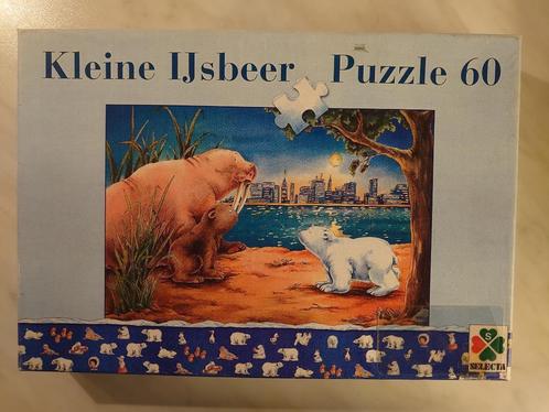 puzzel 60st Kleine IJsbeer, Kinderen en Baby's, Speelgoed | Kinderpuzzels, Gebruikt, 10 tot 50 stukjes, Ophalen of Verzenden