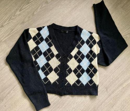Leuk vest met ruitjes , maat 36, Kleding | Dames, Truien en Vesten, Gedragen, Maat 36 (S), Ophalen