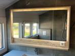 Spiegel 120 x 75cm met verlichting, plank en stopcontact, Huis en Inrichting, Badkamer | Badkamermeubels, Ophalen, 50 tot 100 cm