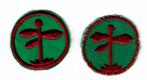 2 verschillende muts insignes kabouters, Verzamelen, Scouting, Verzenden, Nieuw, Embleem, Speld of Insigne