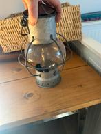 Stormlamp . Solide . Helaas is het glas gebroken, Antiek en Kunst, Antiek | Lampen, Ophalen of Verzenden