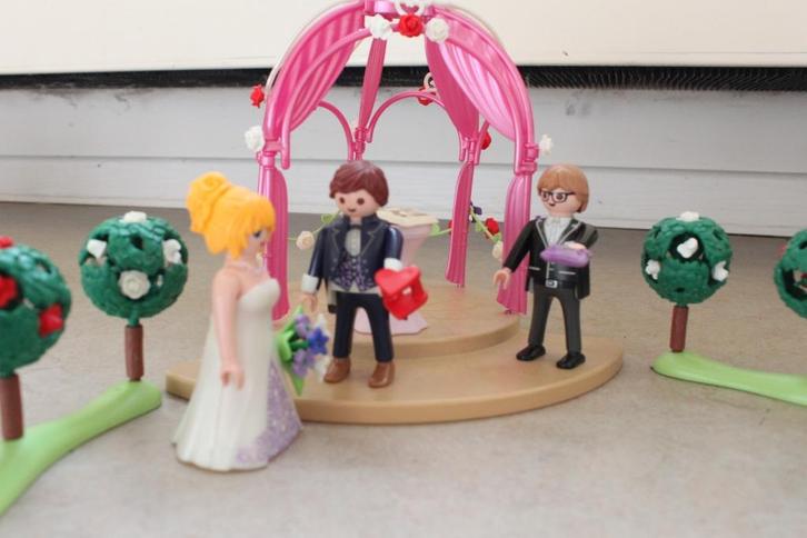Playmobil 9229 - Trouwpaviljoen, Kinderen en Baby's, Speelgoed | Playmobil, Gebruikt, Complete set, Ophalen of Verzenden