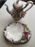 Theepot met Serveerschaal - Bassano Italië, Ophalen