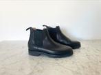 Etq leren Chelsea boots mt 37 - zgan - np €299, Etq, Zwart, Lage of Enkellaarzen, Ophalen of Verzenden