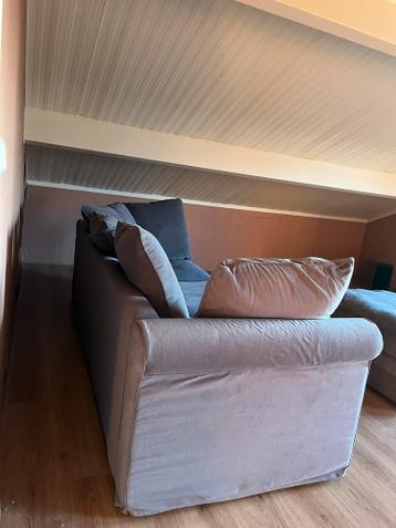 Ikea Ektorp 3-zitsbank + hocker - Prima staat! - afbeelding 2