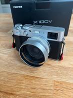 Fujifilm X100V zilver, Gebruikt, Compact, Ophalen of Verzenden, Fuji