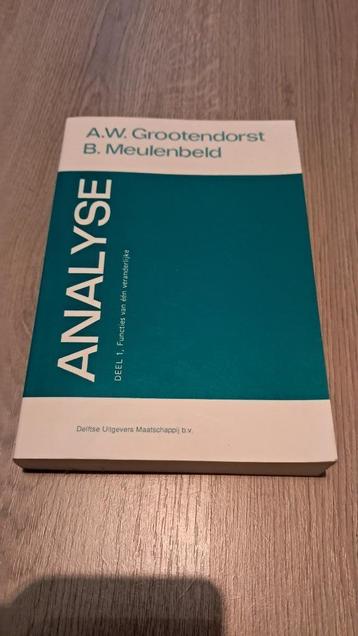 Analyse. Deel 1, econometrie studieboek beschikbaar voor biedingen