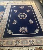 tapijt 100% wol 240x170cm koningsblauw prachtige staat, 150 tot 200 cm, 200 cm of meer, Zo goed als nieuw, Rechthoekig