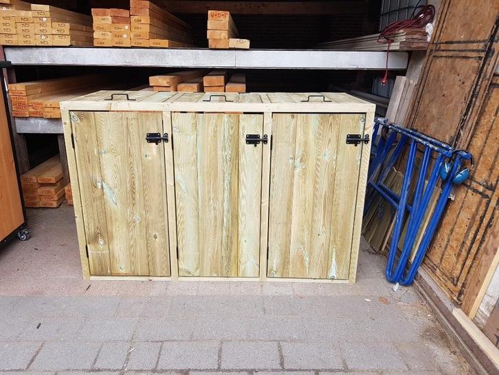 Kliko ombouw, container ombouw van geïmpregneerd tuinhout, Tuin en Terras, Tuinmeubel-accessoires, Nieuw, Ophalen of Verzenden