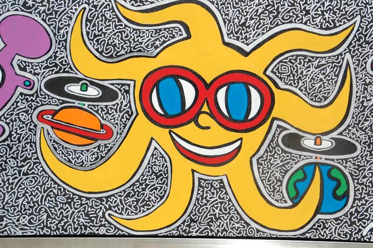 Mega Schilderij · Peter Marco en Marco art uit Amerika, Antiek en Kunst, Kunst | Schilderijen | Modern, Ophalen