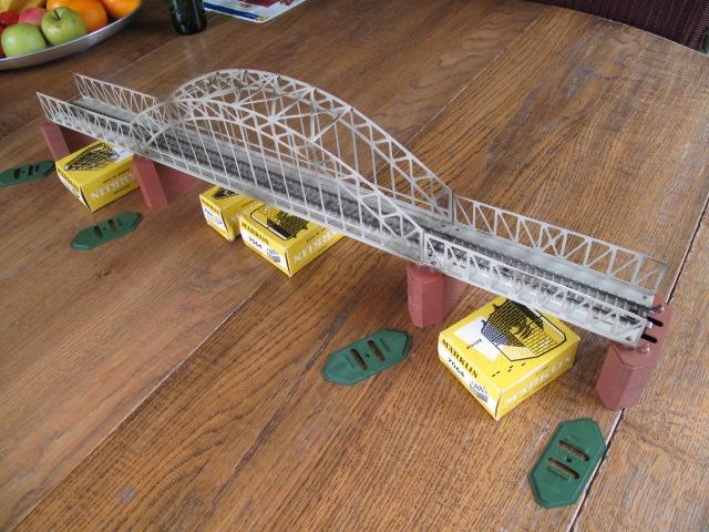 Märklin Metalen brugdelen en Peilers, Hobby en Vrije tijd, Modeltreinen | H0, Zo goed als nieuw, Brug, Tunnel of Gebouw, Wisselstroom
