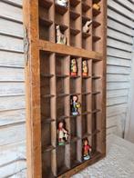 Oude brocante houten letterbak lade, Ophalen of Verzenden