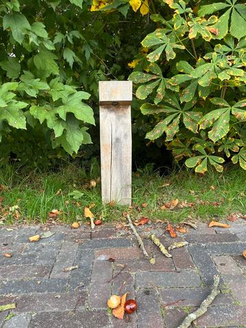 Houten Tuinlamp / Grondspot beschikbaar voor biedingen