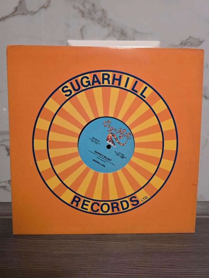 Sugarhill Gang – Rapper’s Delight 12" VG, Cd's en Dvd's, Vinyl | R&B en Soul, Zo goed als nieuw, R&B, 1980 tot 2000, 12 inch, Ophalen of Verzenden