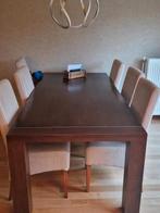 T.e.a.b. - Eettafel zonder stoelen 220x100x76,5, Huis en Inrichting, Tafels | Eettafels, Ophalen, Gebruikt, Rechthoekig