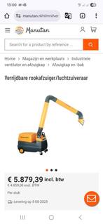 Verrijdbare rookafzuiger/luchtzuiveraar, Ophalen, Zo goed als nieuw