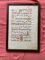 18e Eeuws Missaalblad op Perkament, Antiek en Kunst, Antiek | Religie, Ophalen of Verzenden