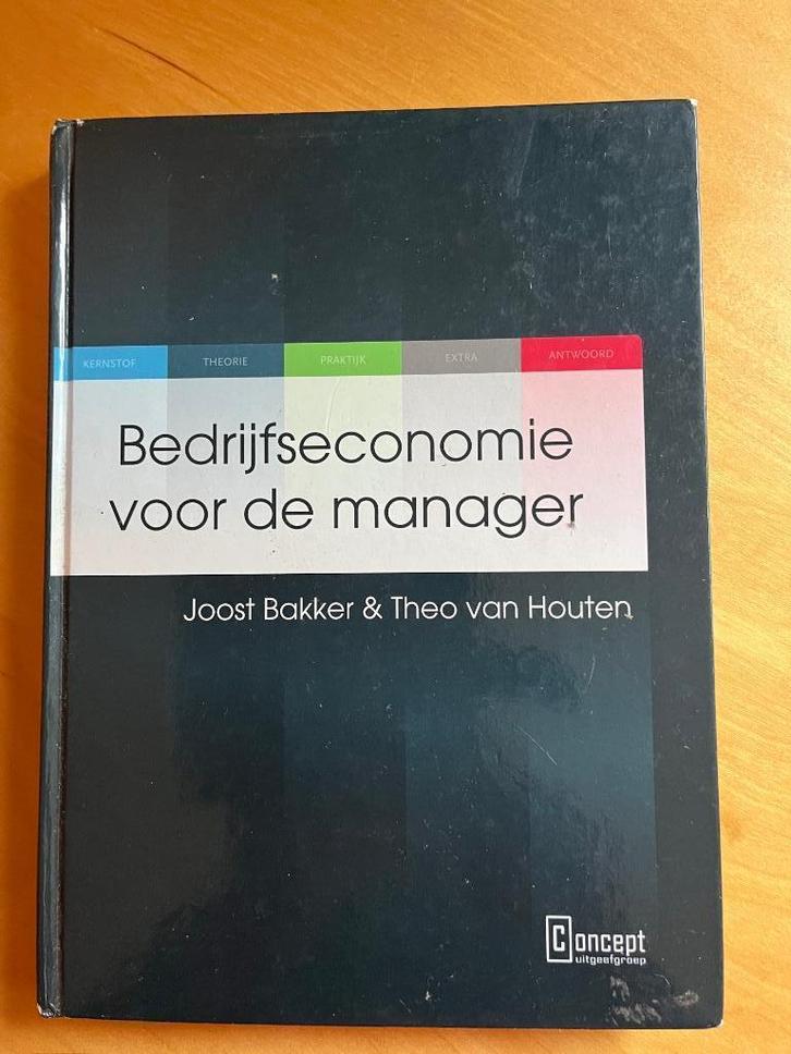 Bedrijfseconomie voor de manager, Boeken, Studieboeken en Cursussen, Gelezen, HBO, Ophalen