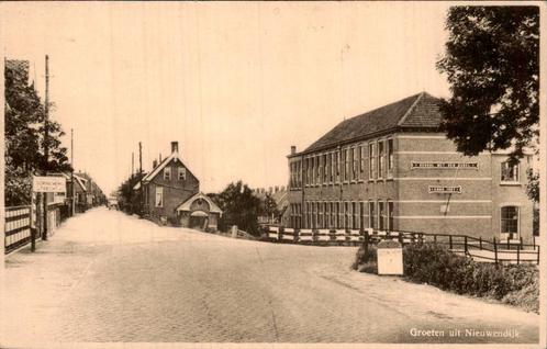 Groeten uit Nieuwendijk, Verzamelen, Ansichtkaarten | Nederland, Gelopen, Noord-Brabant, Voor 1920, Ophalen of Verzenden