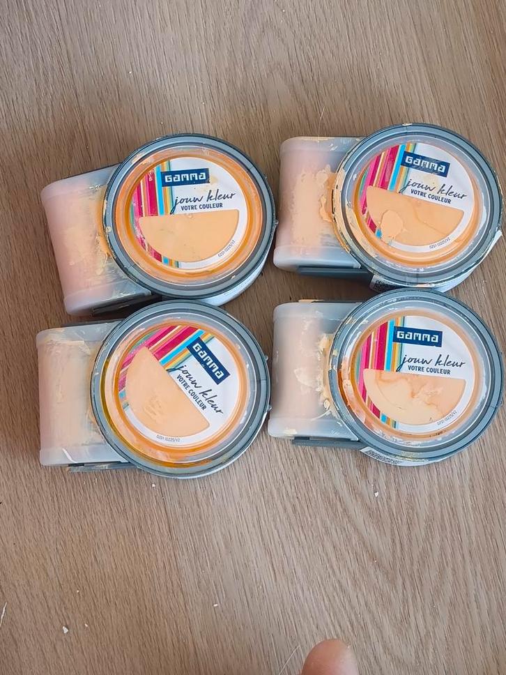 Wall paint testers – GAMMA colors (Apricot Variations), Doe-het-zelf en Verbouw, Verf, Beits en Lak, Gebruikt, Verf, Minder dan 5 liter