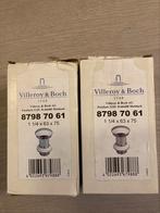 2 nieuwe afvoerpluggen chrome van Villeroy & Boch, Ophalen of Verzenden, Zo goed als nieuw, Koper, Toilet