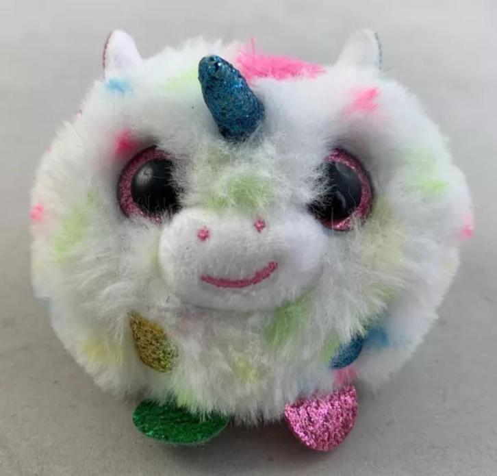 Ty TyPuff Beanie Boo Harmonie Eenhoorn Unicorn knuffel 7 cm, Kinderen en Baby's, Speelgoed | Knuffels en Pluche, Zo goed als nieuw