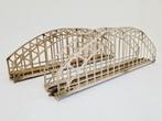 Märklin H0 7163 2x boogbrug metaal, Hobby en Vrije tijd, Modeltreinen | H0, Wisselstroom, Gebruikt, Brug, Tunnel of Gebouw, Ophalen of Verzenden