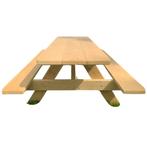 Eiken picknicktafel, Ophalen, Nieuw, Rechthoekig, Hout