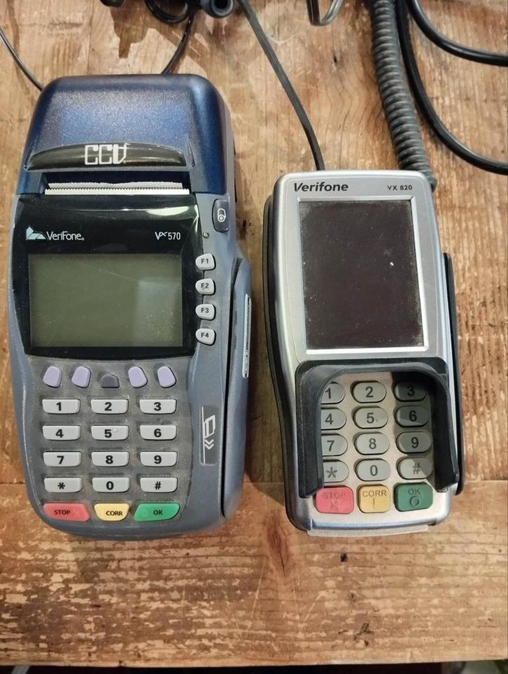 Verifone  vx 820 en vx 570 Pinautomaten, Verzamelen, Elektronische Apparatuur, Ophalen of Verzenden
