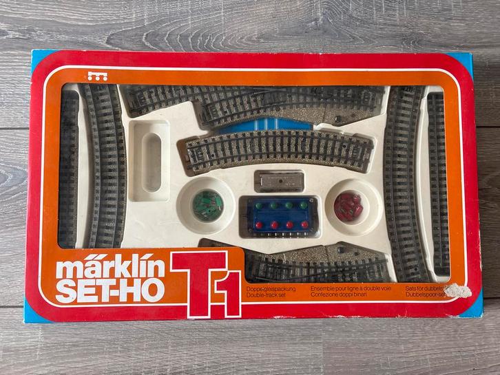Marklin HO T1 Dubbelspoor Set HO, Hobby en Vrije tijd, Modeltreinen | H0, Gebruikt, Treinset, Wisselstroom, Märklin, Analoog, Ophalen of Verzenden